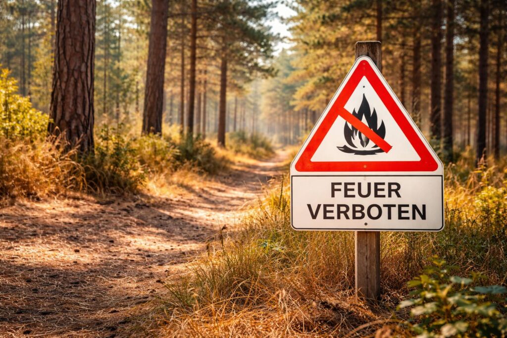 Wegen Trockenheit gilt Feuerverbot