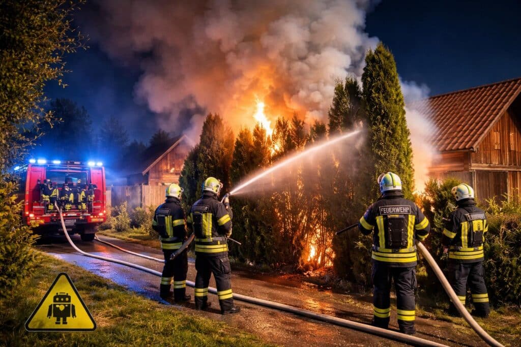 Brand in Wasserhofen: Schnelles Eingreifen verhinderte Schlimmeres