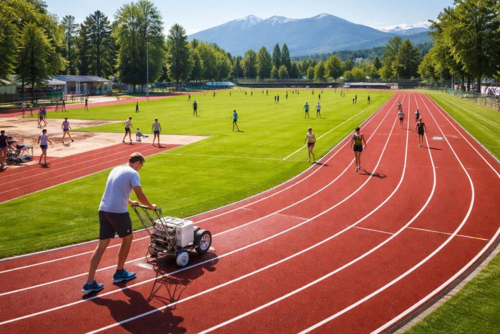 Villacher Leichtathletik­anlage um 500.000 Euro saniert