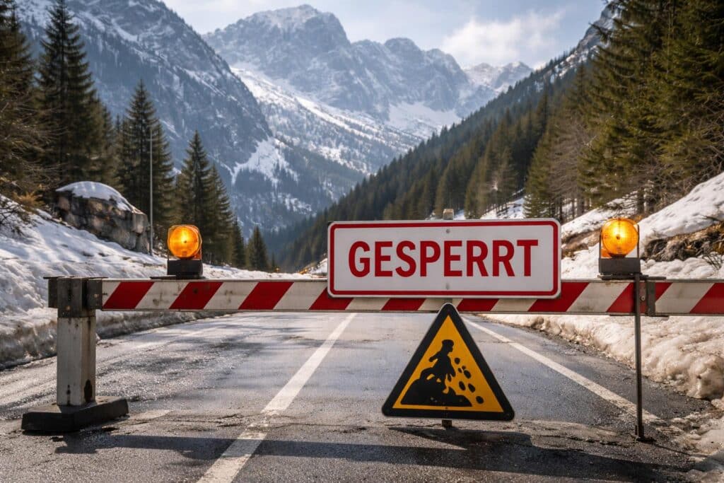 Plöckenpass bleibt über Ostern gesperrt