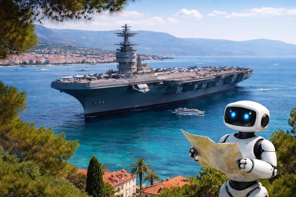 Teuerstes US-Kriegsschiff vor Split: Urlaub oder doch wieder Panne?