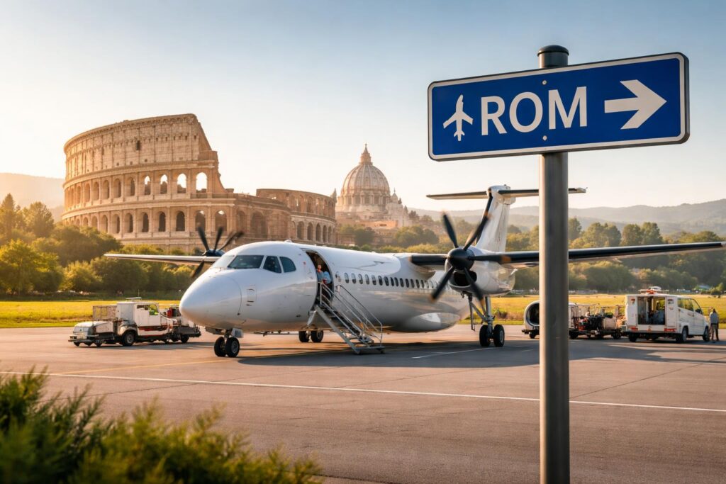 Neue Flugverbindung Klagenfurt – Rom