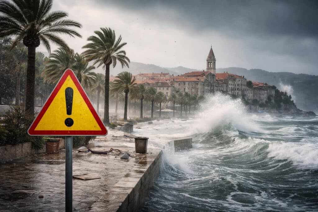 Kroatien: Wetterdienst gibt höchste Warnstufe aus und rät von Reisen ab