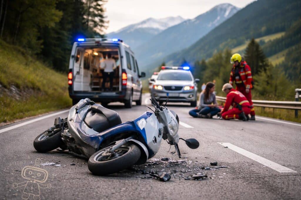 Verkehrsunfall mit Personenschaden im Bezirk Spittal an der Drau