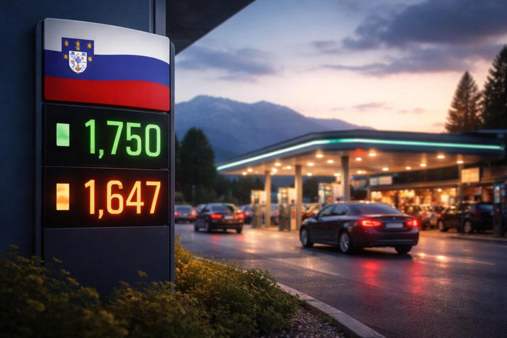 Slowenien: Neue Benzin- und Dieselpreise seit Mitternacht