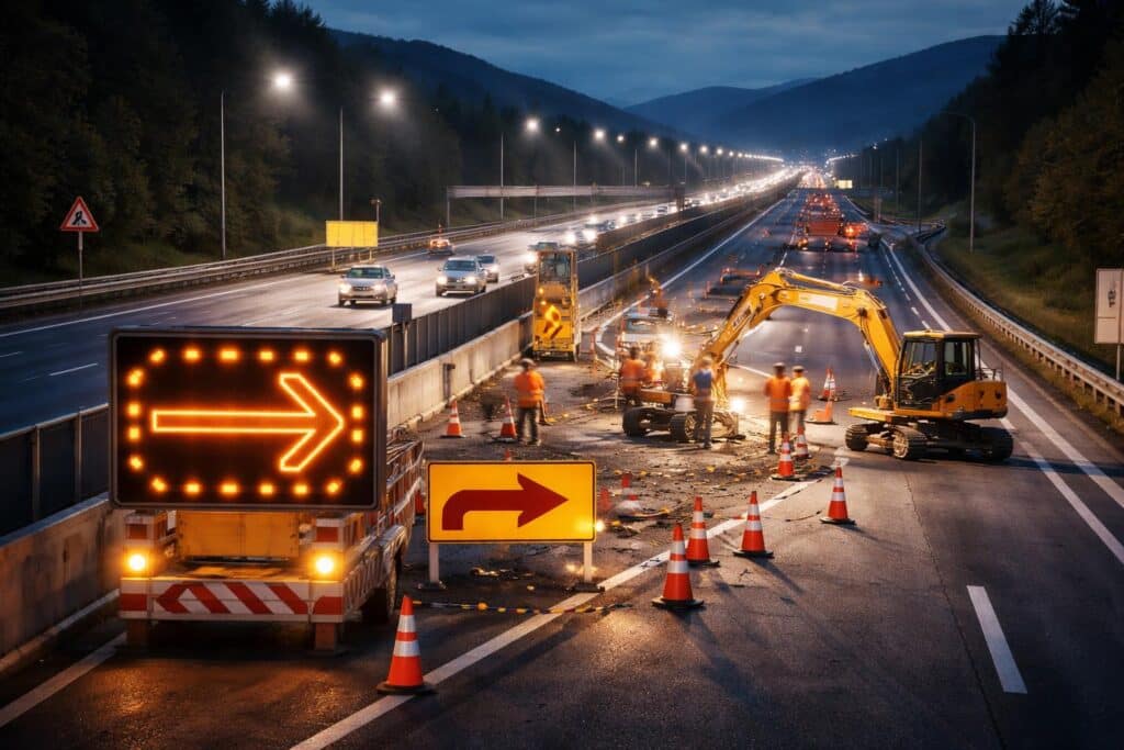 A2 Süd Autobahn, Graz Richtung Villach