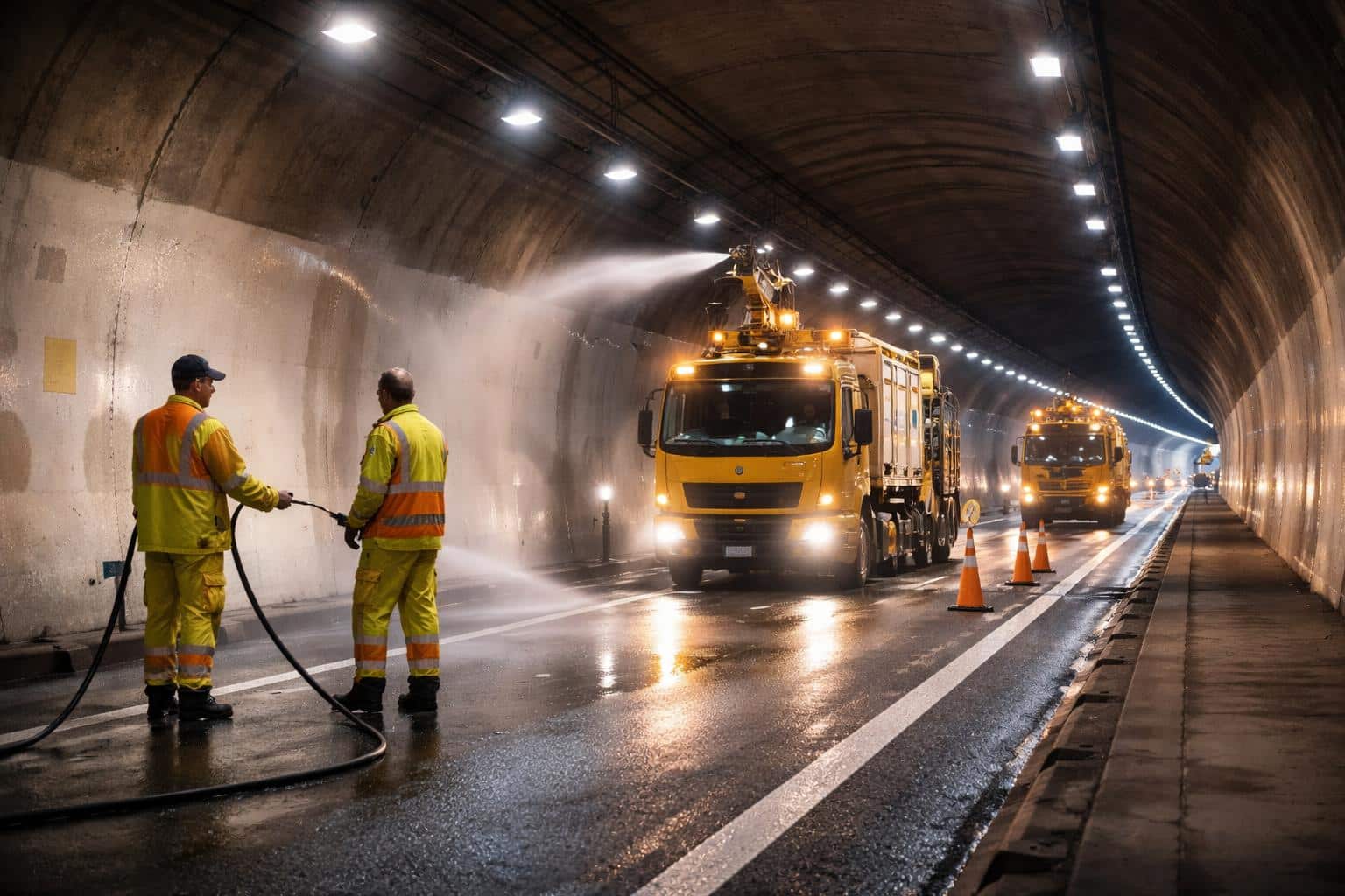 ASFINAG: Tunnelreinigung nach Ostern