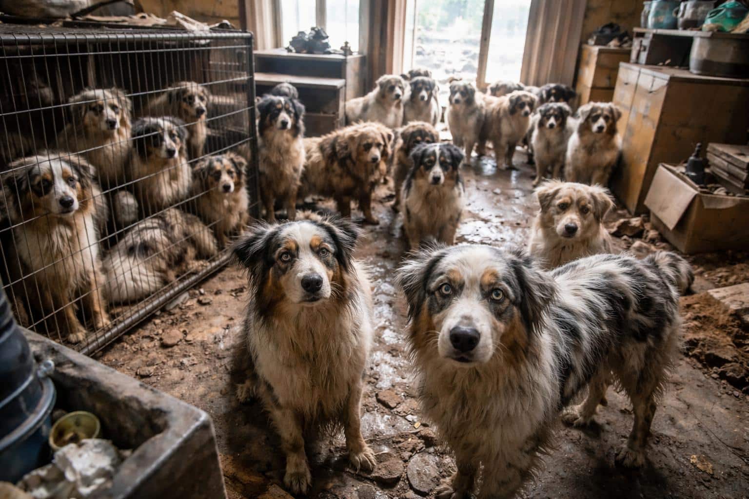 38 verwahrloste Hunde gerettet