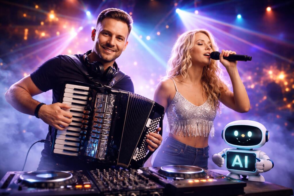 Debütsingle bringt DJ-Beats, Akkordeon und Live-Vocals zusammen