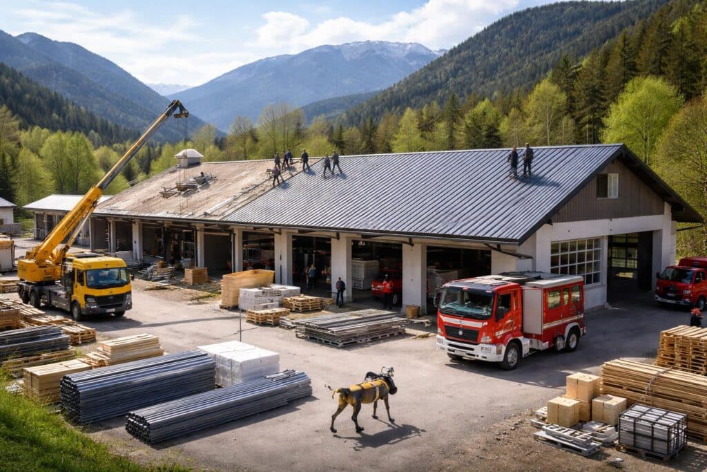 Bauhof bekommt neues Dach