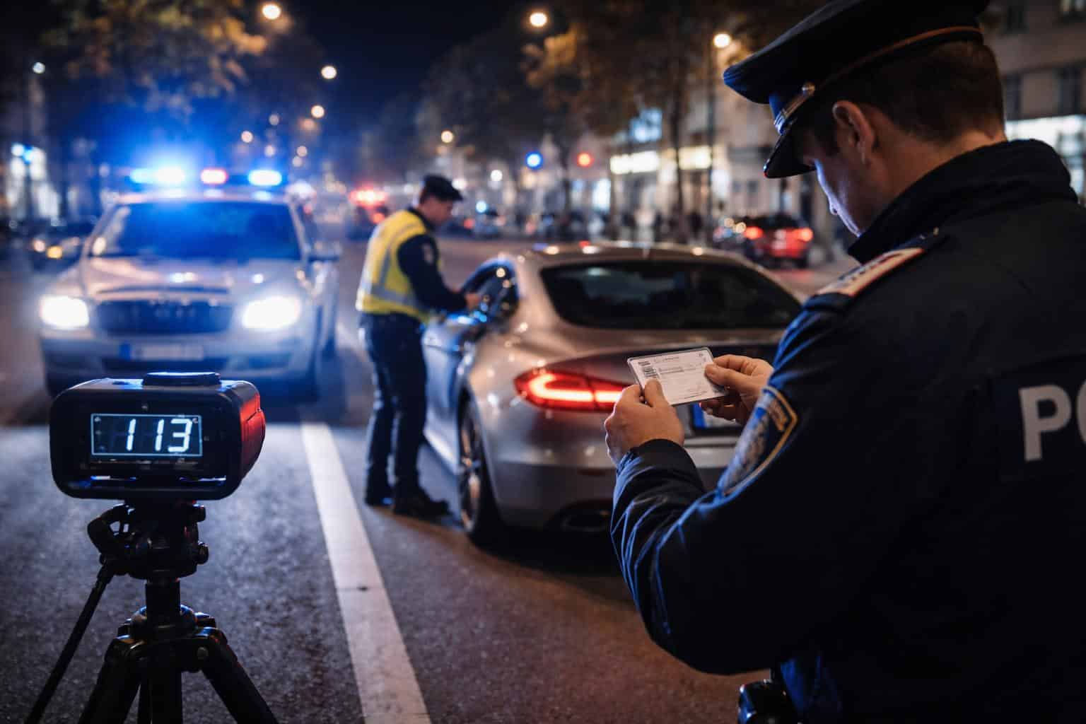 Massive Geschwindigkeitsübertretung in Klagenfurt – Führerscheinabnahme