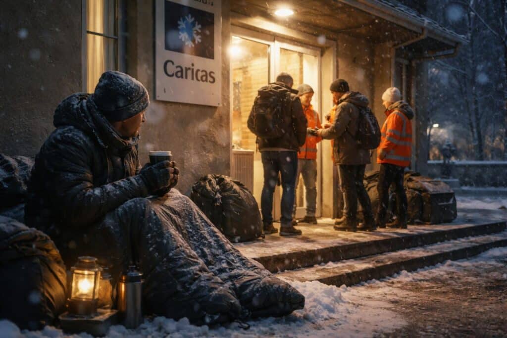 Caritas Kärnten: Winternothilfe stark gefordert