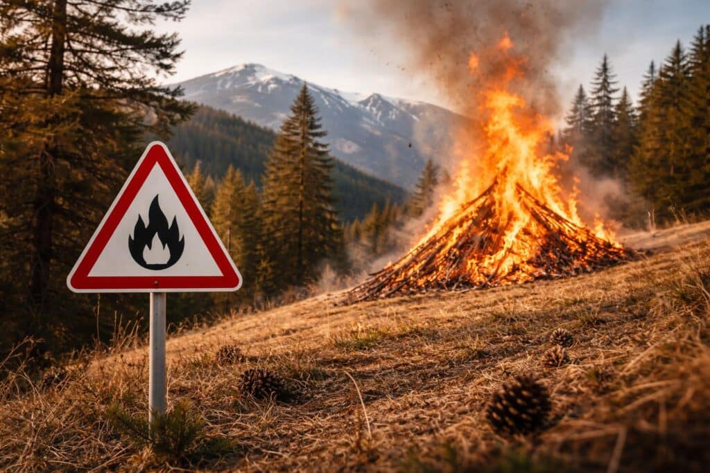 Warnung vor hohem Brandrisiko rund um Ostern in Kärnten und Osttirol