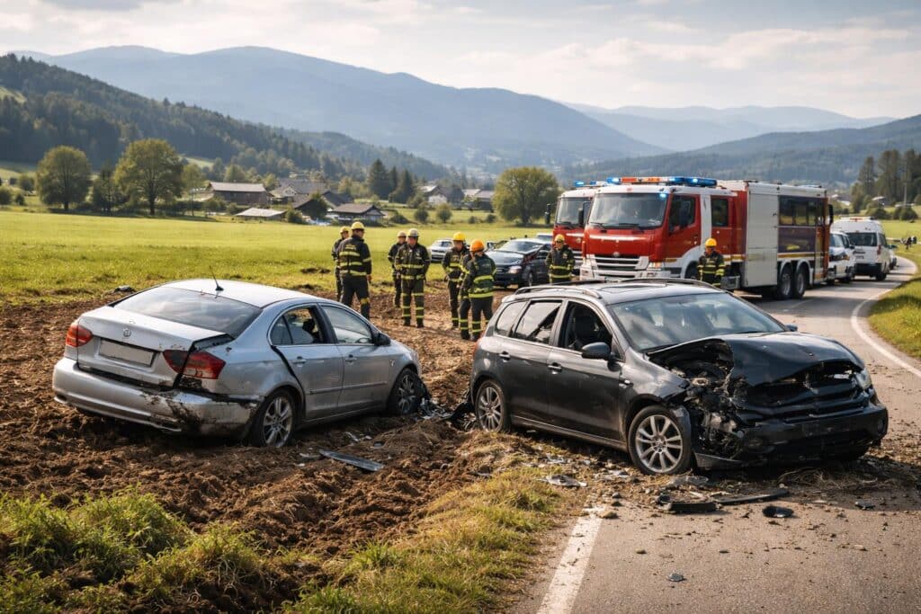 Verkehrsunfall in Schwarzenbach