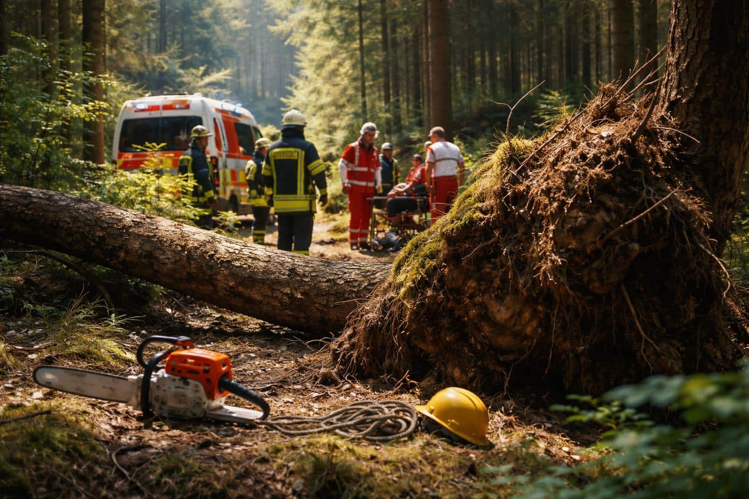75-Jähriger bei Forstunfall getötet