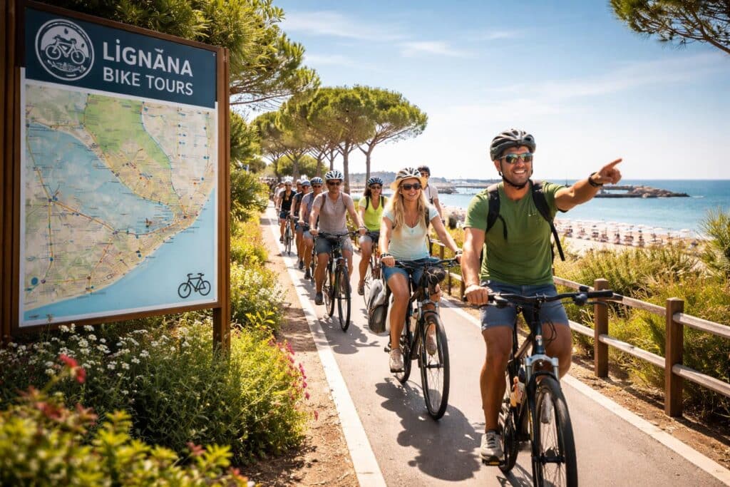 Lignano bietet ab sofort kostenlose geführte Radtouren an