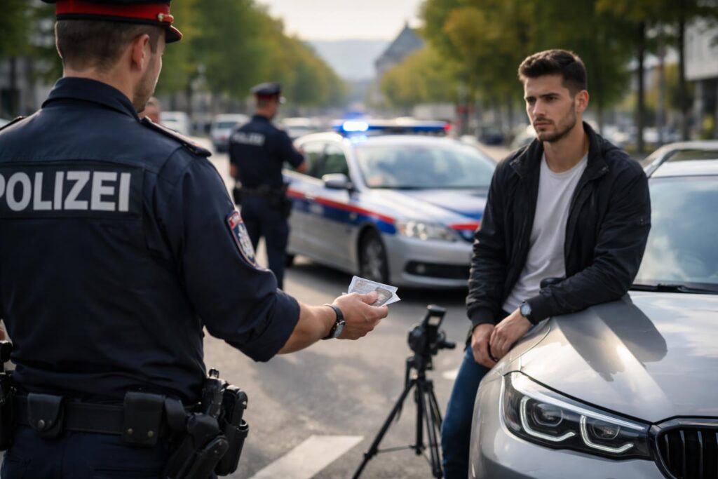 Massive Geschwindigkeitsübertretung – Führerscheinabnahme