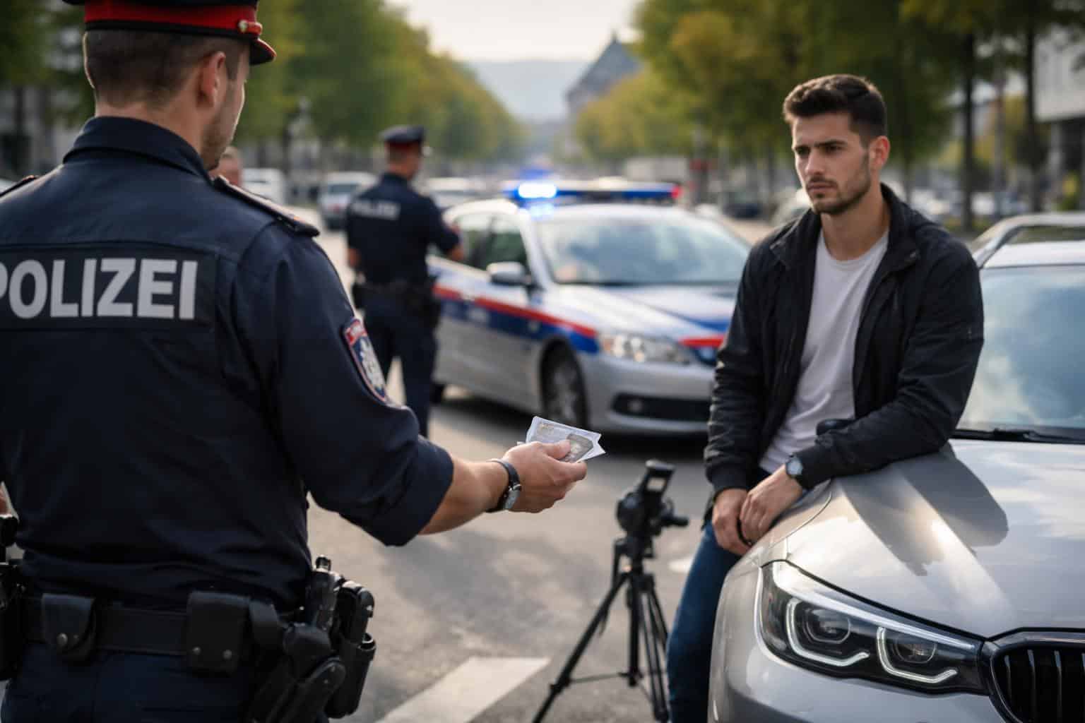 Massive Geschwindigkeitsübertretung – Führerscheinabnahme