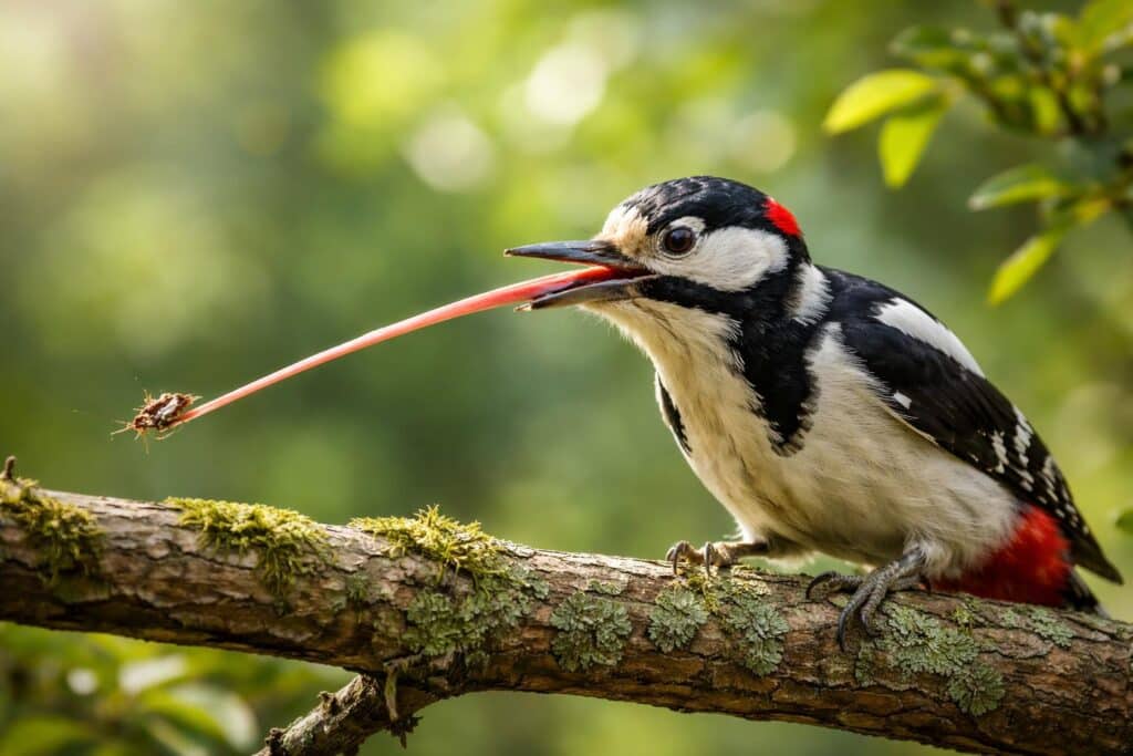 Schon gewusst?: Bis zu zehn Zentimeter: Dieser Vogel hat die längste Zunge