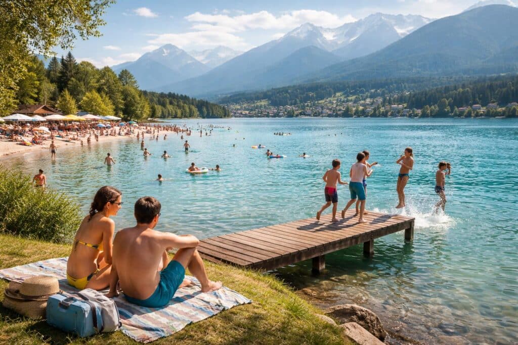 Bis zu 25 Grad: Kärntner eröffnen zu Ostern vorzeitig die Badesaison