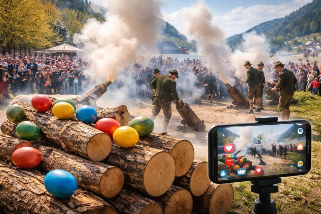 Kärntner Osterbrauch geht zum Missfallen der Veranstalter viral