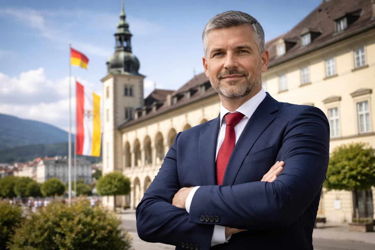 Daniel Fellner, der neue Landeshauptmann für Kärnten.