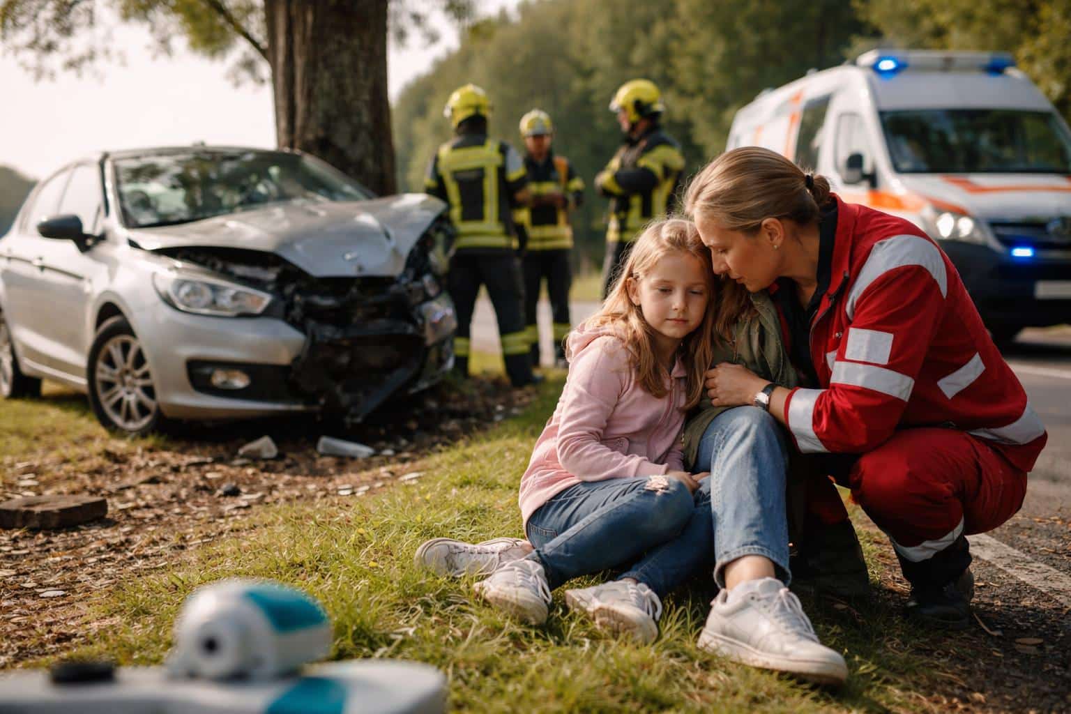 Mutter und Kind bei Unfall verletzt