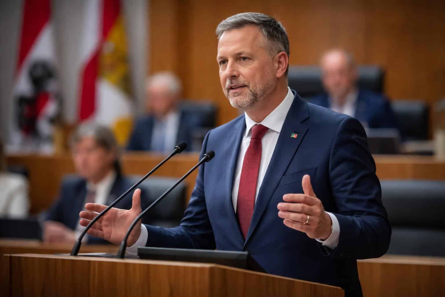 Fellner: Erste Rede als Landeshauptmann