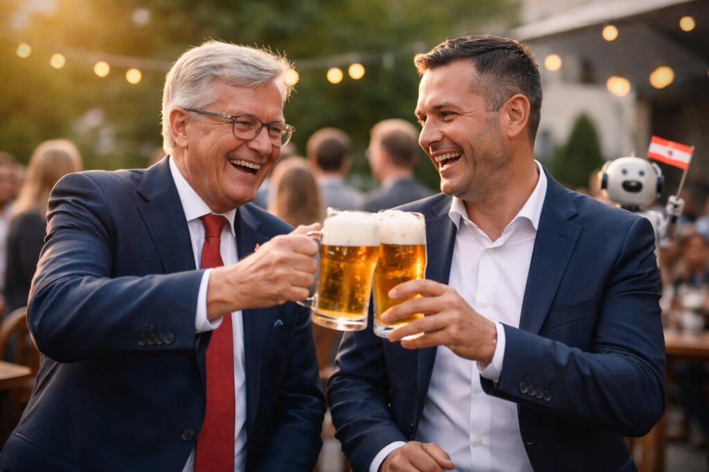 Kaisers erster Ratschlag an Nachfolger Fellner: Geht`s feiern!