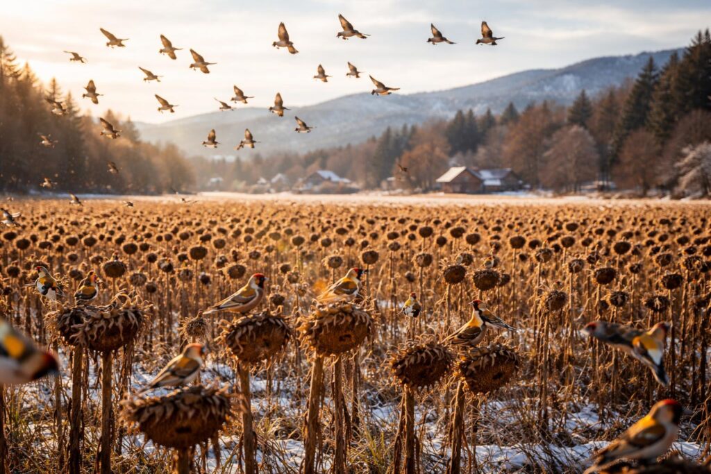 Naturschauspiel in Kärnten: Ein Feld sicherte durch Zufall Hunderten Vögeln das Überleben