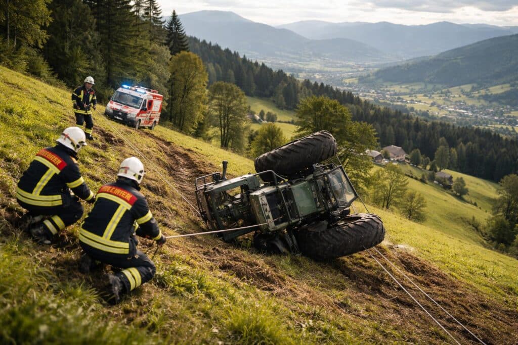 Arbeitsunfall im Bezirk Wolfsberg