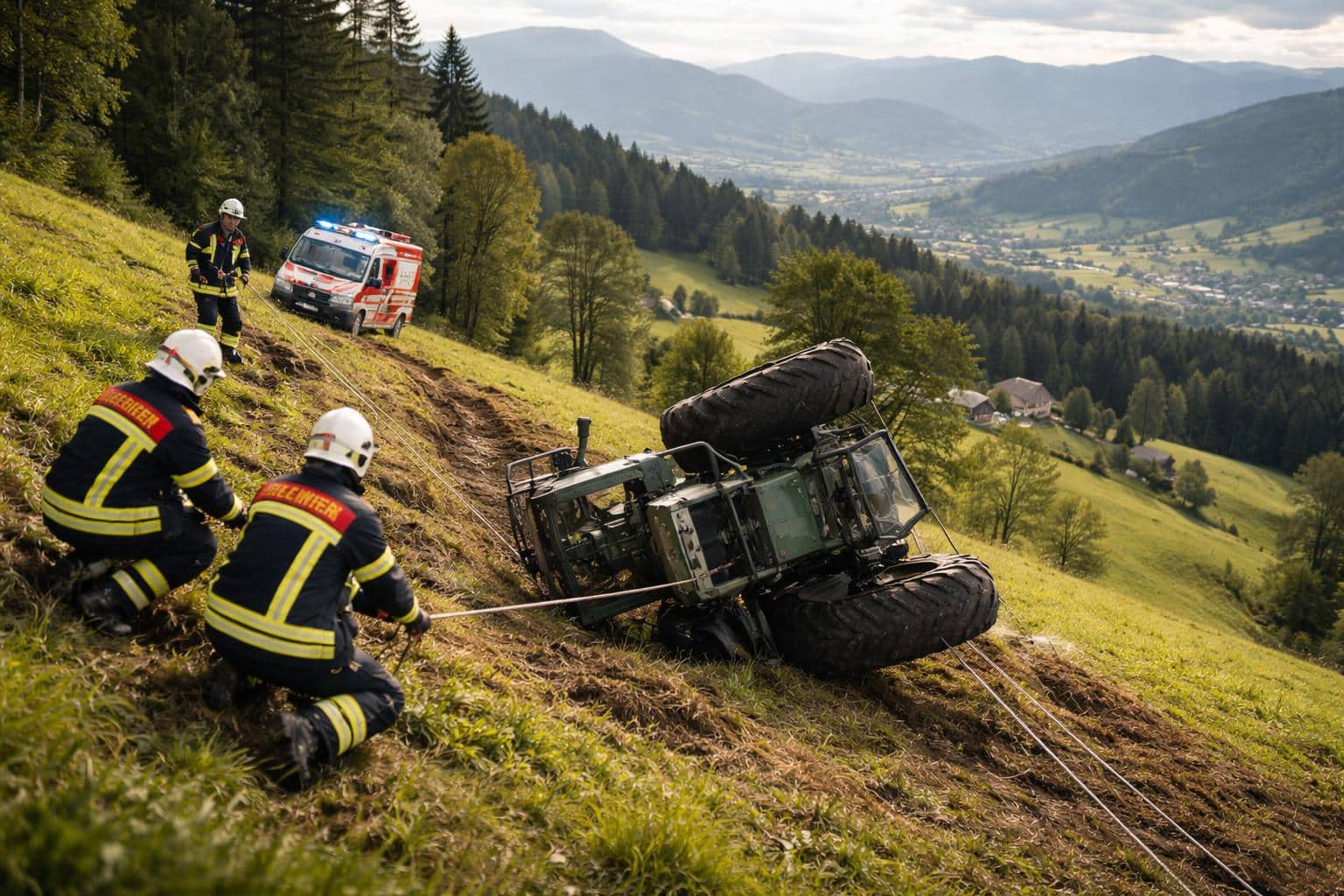 Arbeitsunfall im Bezirk Wolfsberg