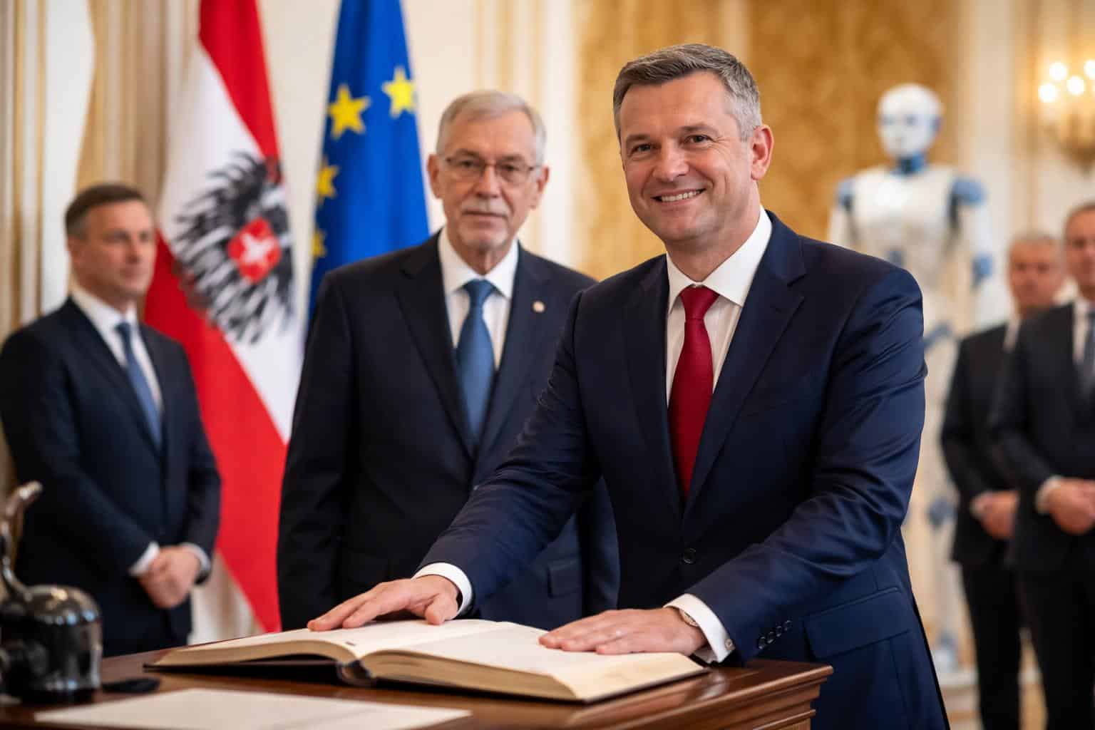 Daniel Fellner als Landeshauptmann angelobt