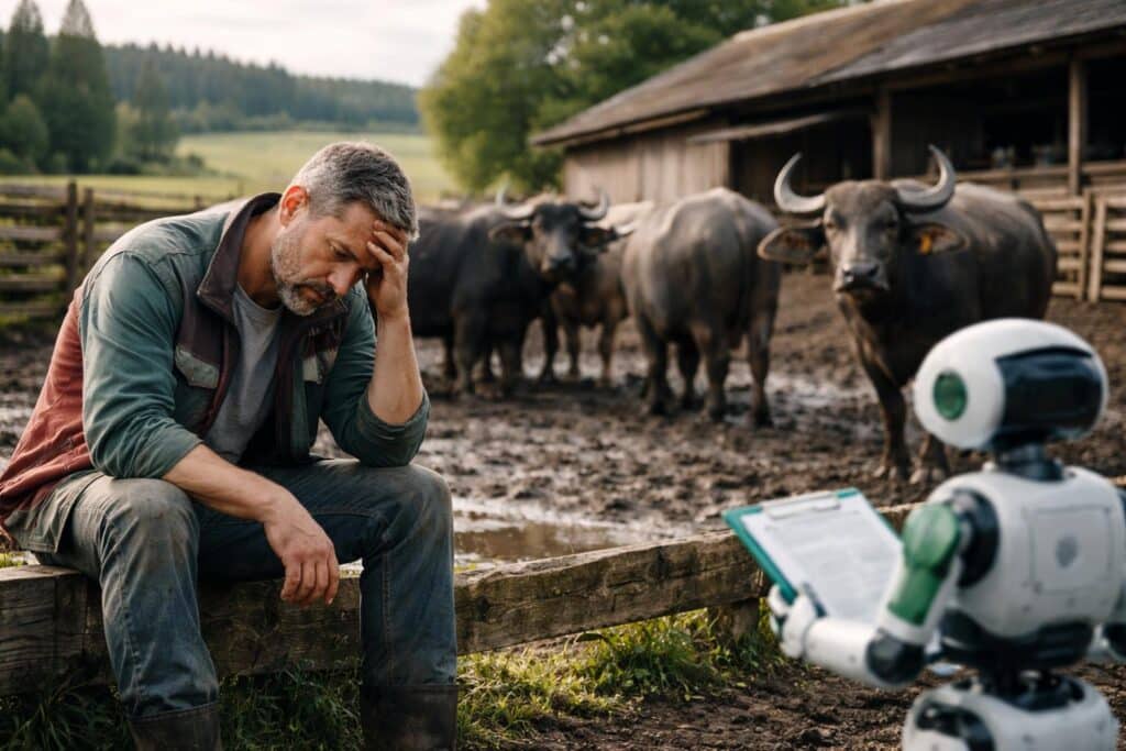 Mit Wasserbüffeln überfordert: Landwirt wegen Tierquälerei vor Gericht