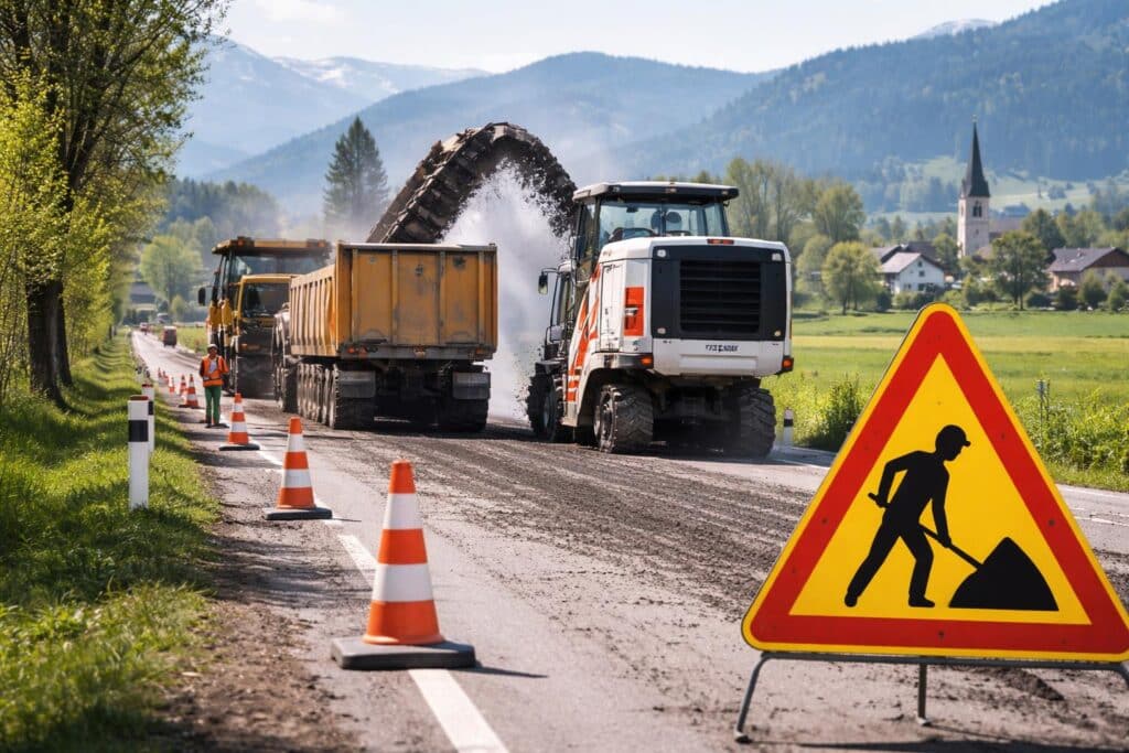 Ab 13. April: Straßensanierung zwischen Eberndorf und Gösselsdorf