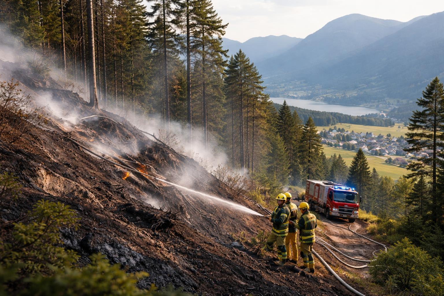 Noch kein „Brand aus“ auf dem Tabor