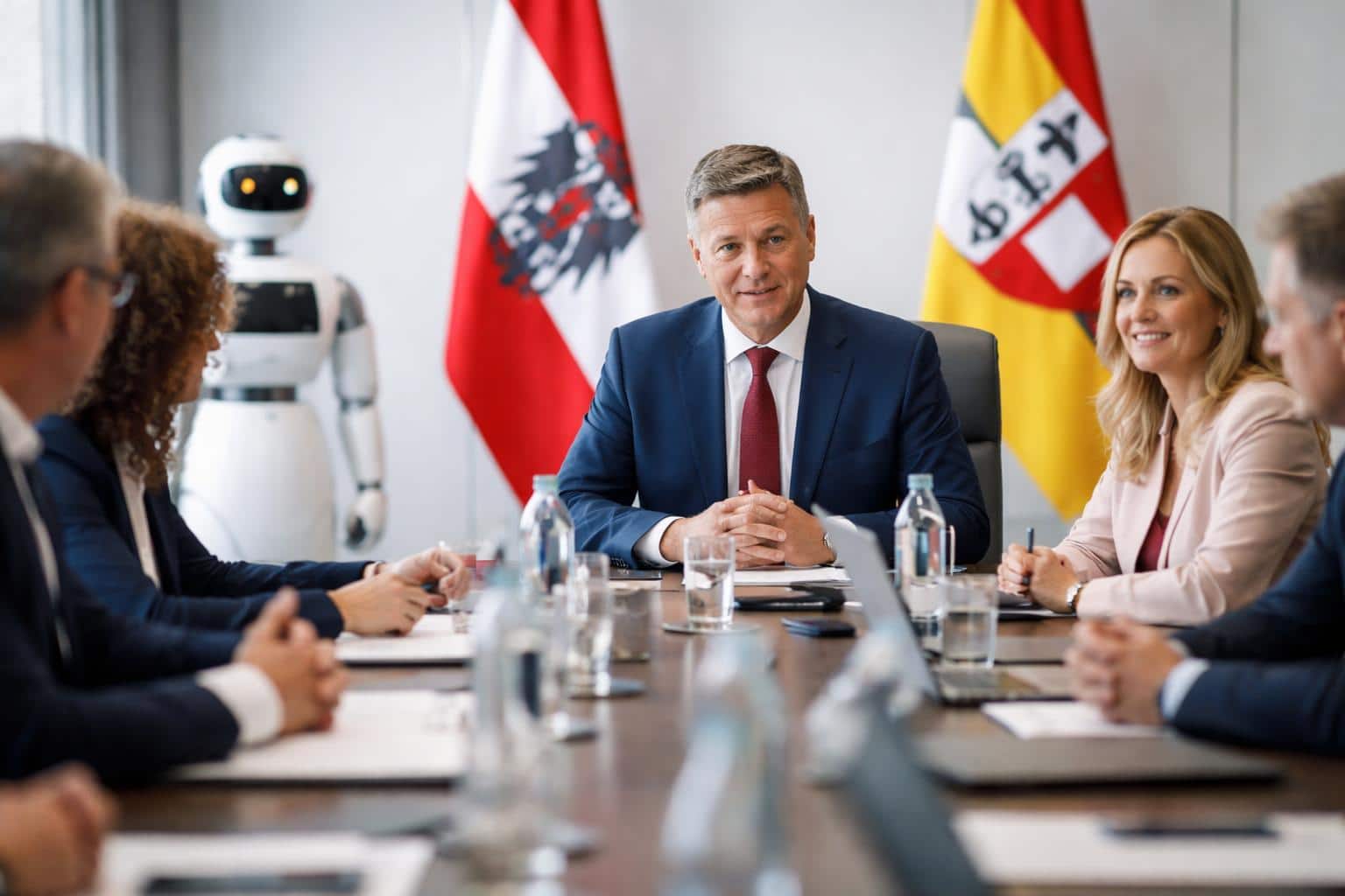 Erste Regierungssitzung unter Daniel Fellner