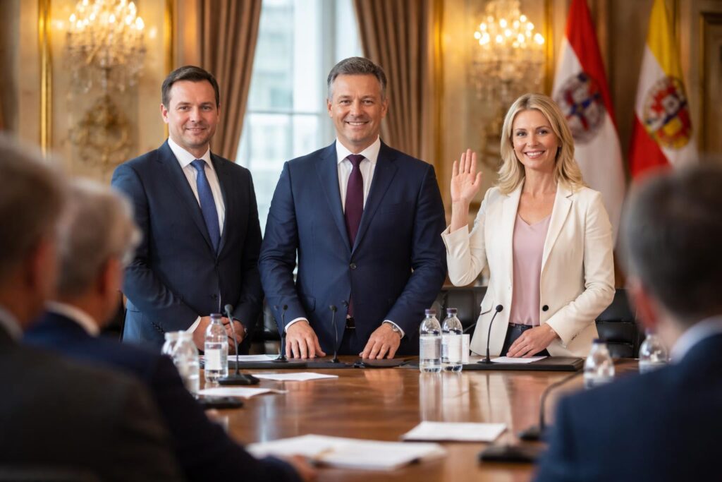 Regierungssitzung in Klagenfurt: Angelobung und neue Reformen