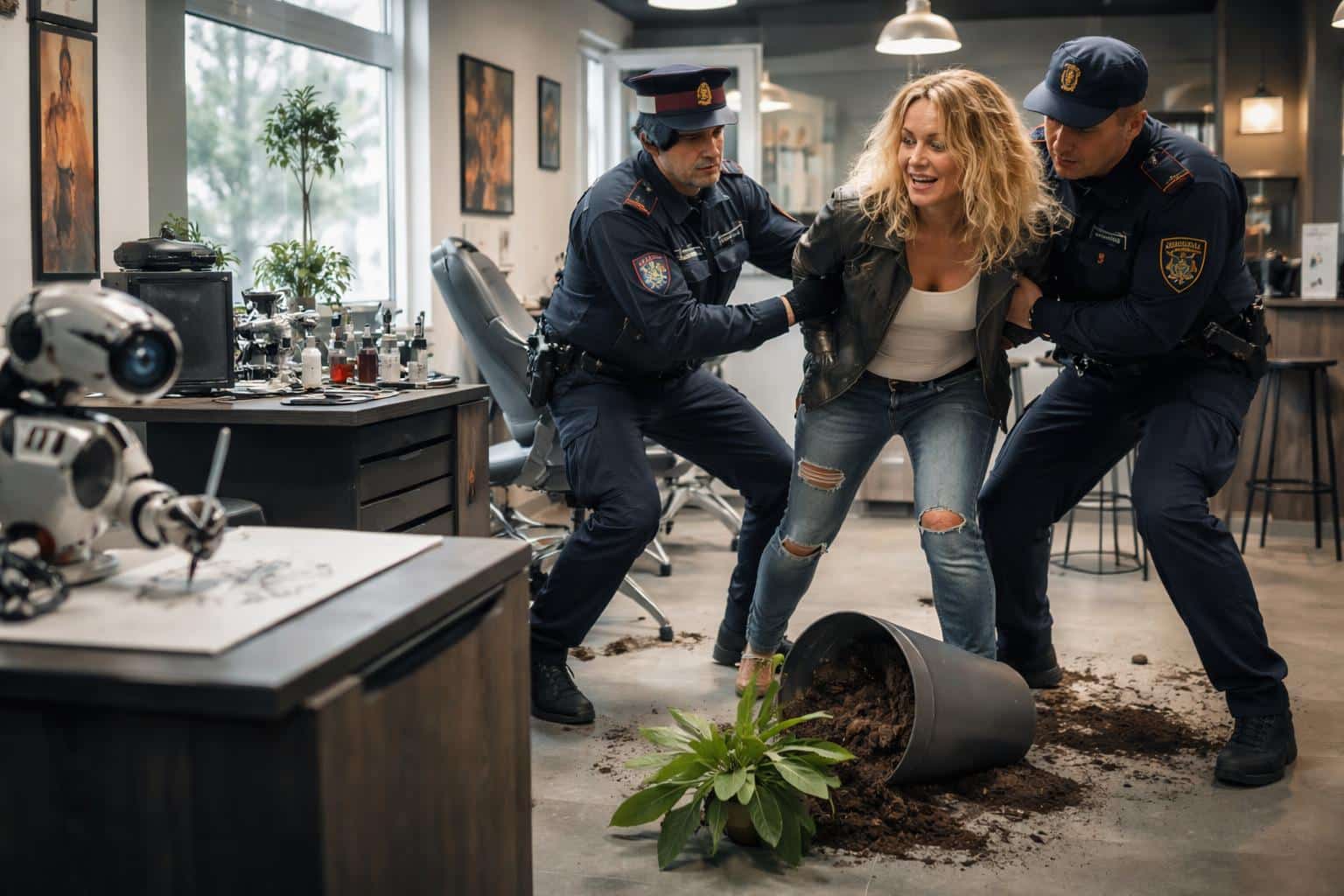 Wollte nicht bezahlen: Grazerin drehte in Tattoo-Studio durch