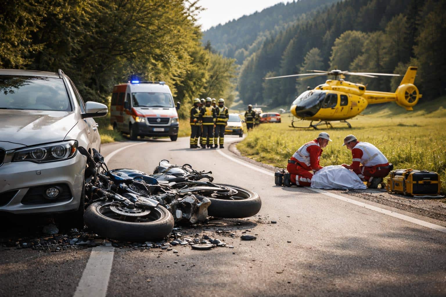 Jugendlicher bei Motorradunfall tödlich verunglückt