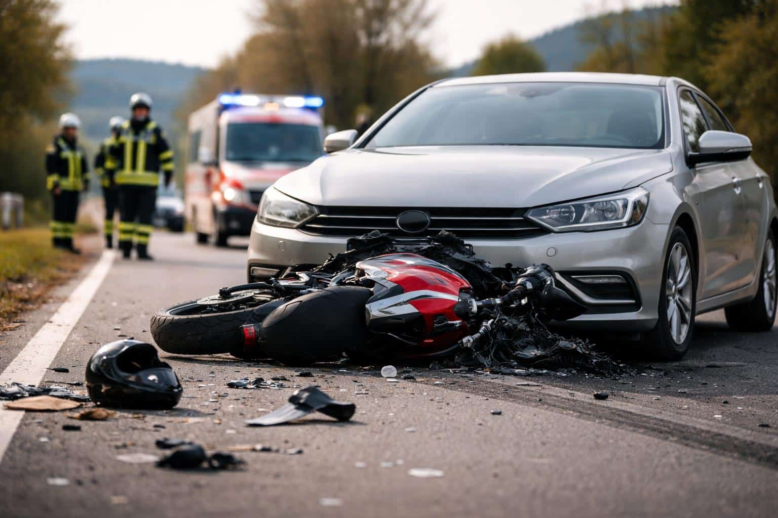 16-Jähriger rutschte in Kärnten mit Motorrad unter Pkw - tot