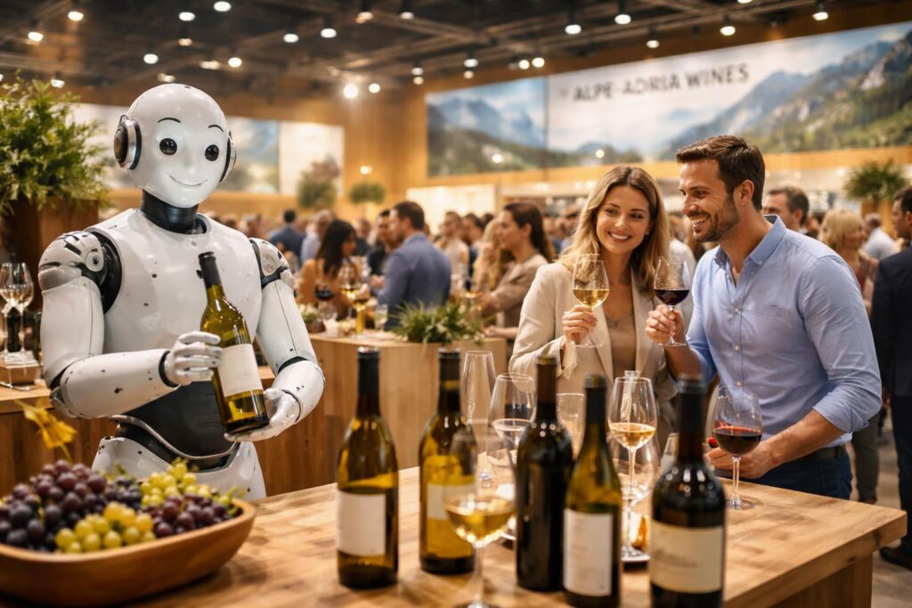 Hier werden die besten Weine aus dem Alpe-Adria-Raum ausgeschenkt