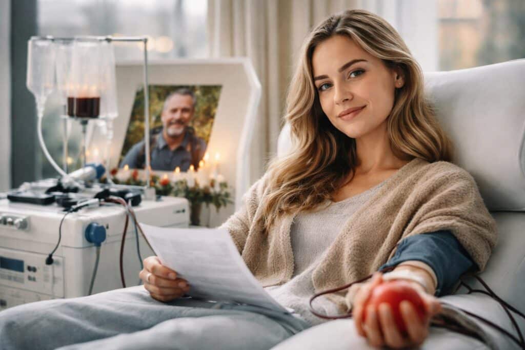 „Mein Papa starb an Krebs“: Seine Tochter rettet schwerkranke Frau