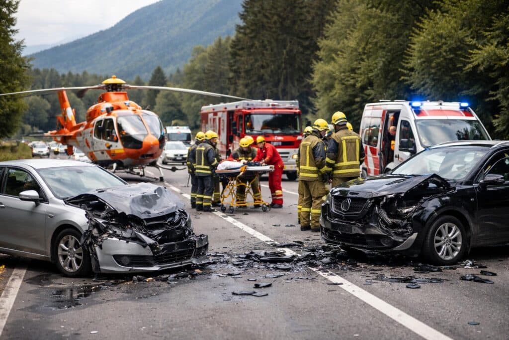 Verkehrsunfall in Villach