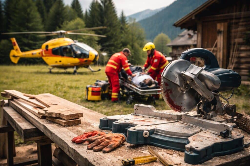 Schwerer Sägeunfall in Patergassen