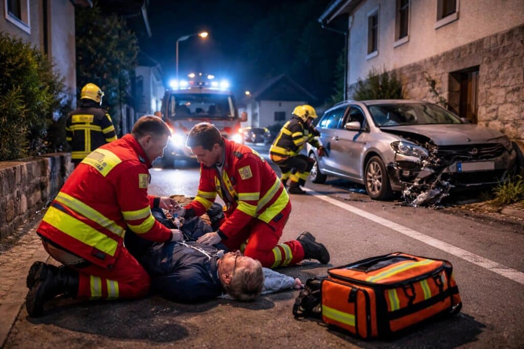 Verkehrsunfall im Bezirk Feldkirchen