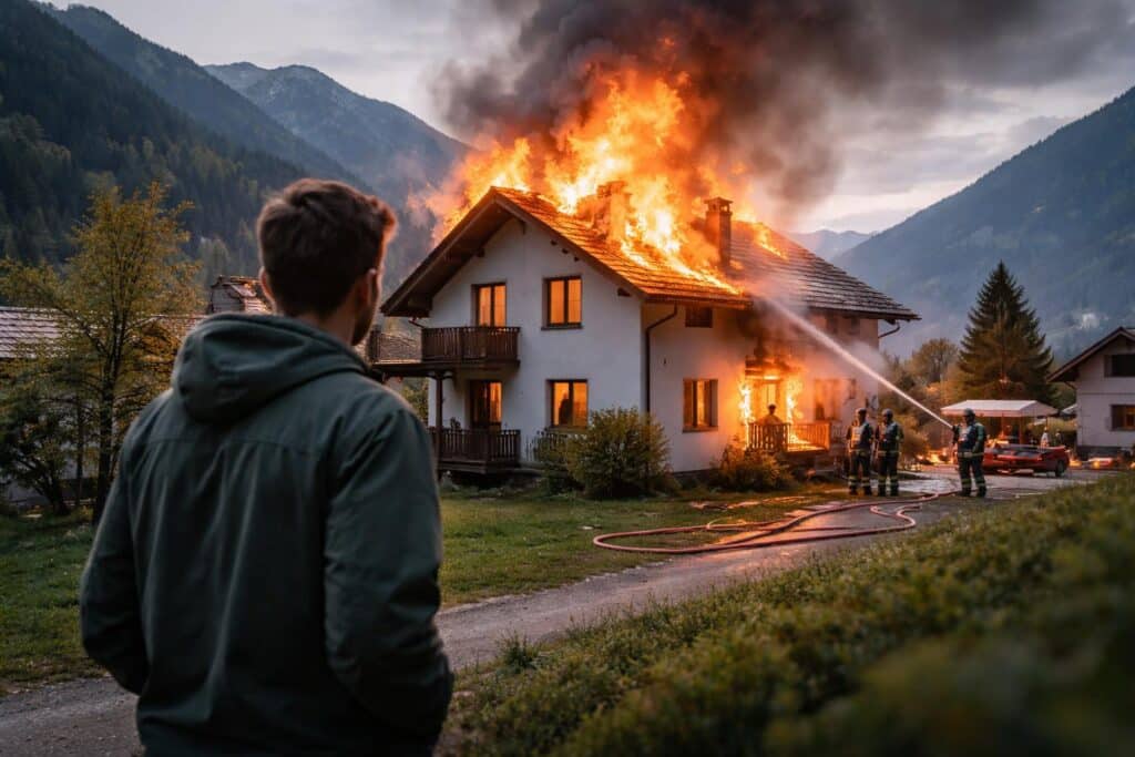 Wohnhausbrand: Schock für jungen Tiroler nach Hauskauf in Kärnten