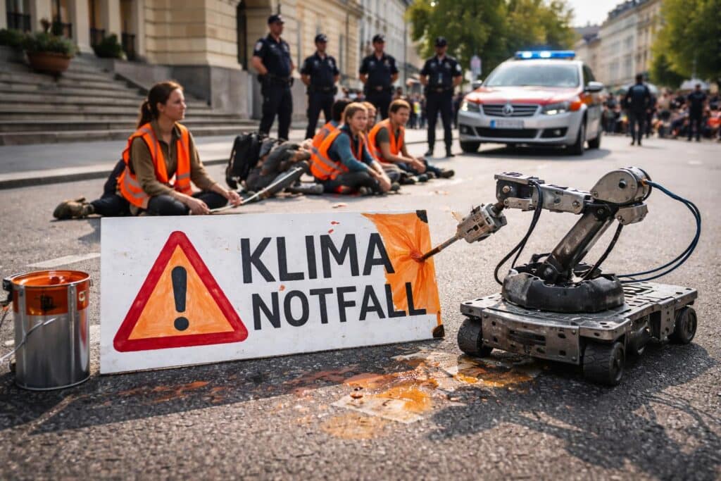 Strafen für Klimakleber reduziert: Klagenfurter Beamter muss erneut vor Gericht