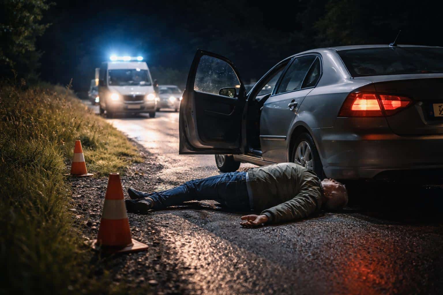 Autofahrer fand ihn : Kärntner wurde von seinem eigenen Pkw überrollt