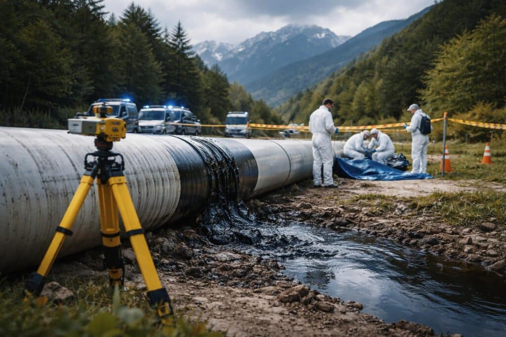 Nahe Kärnten: Video zeigt Sabotage an der TAL-Ölpipeline in Friaul